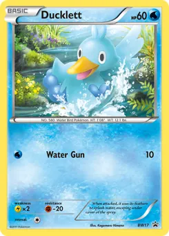 BW Black Star Promos Ducklett Pokémon card